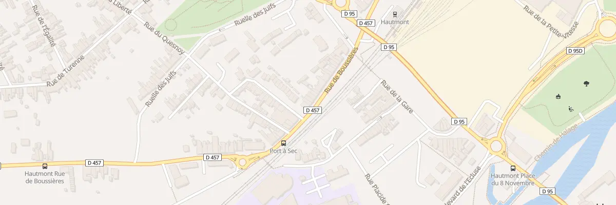 Plan du 28 Rue de Boussières à Hautmont