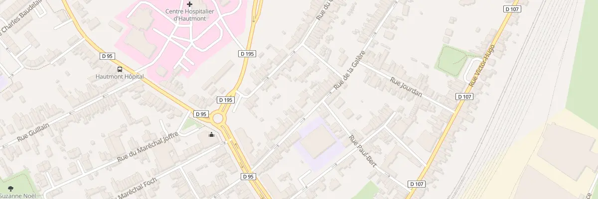 Plan du 33 Rue de la Galère à Hautmont