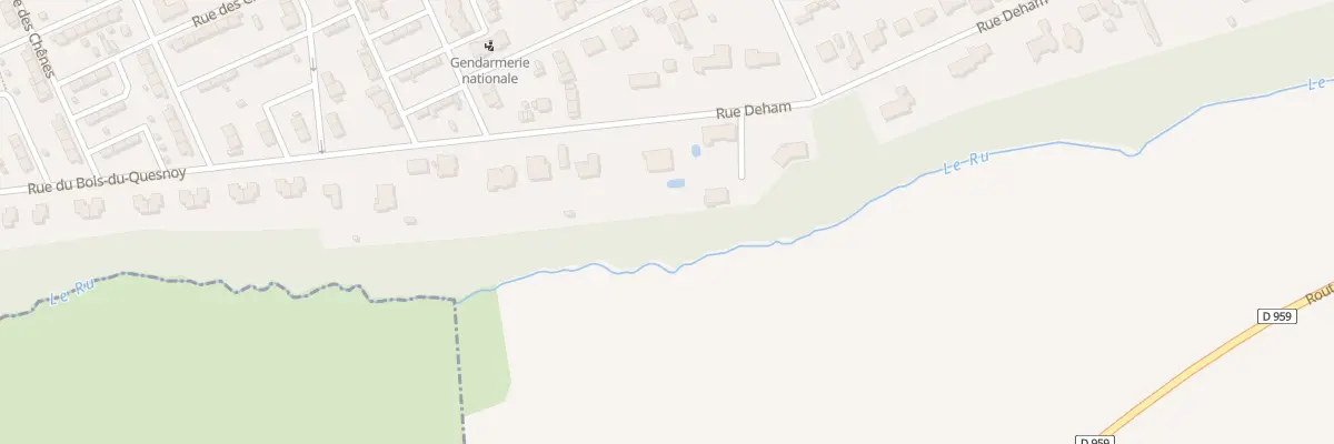 Plan du 49B Rue Deham à Hautmont