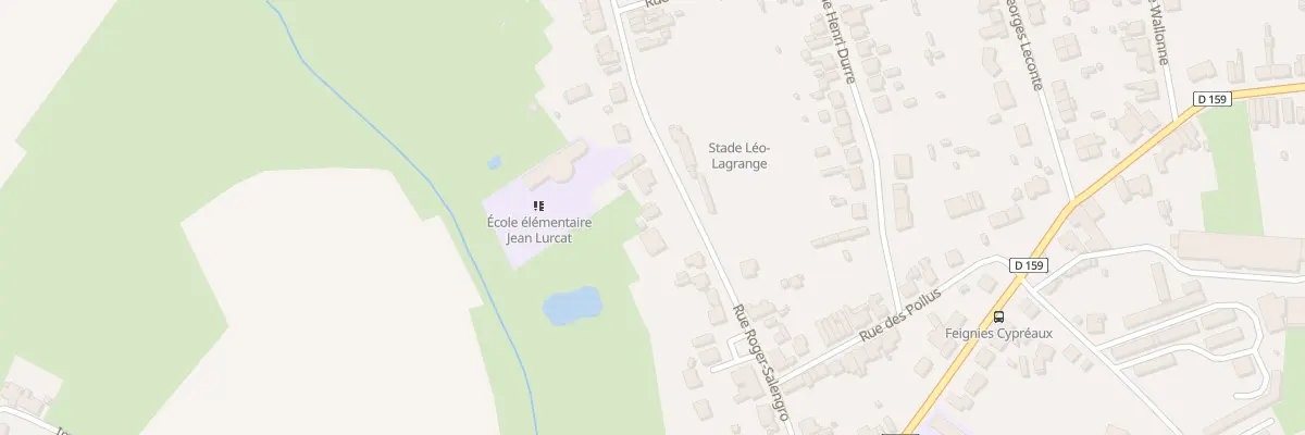 Plan du 33 Rue Roger Salengro à Feignies