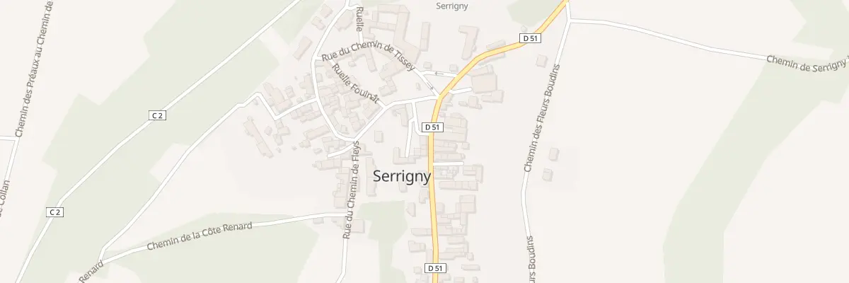 Plan du 3X Pl de la Fontaine à Serrigny