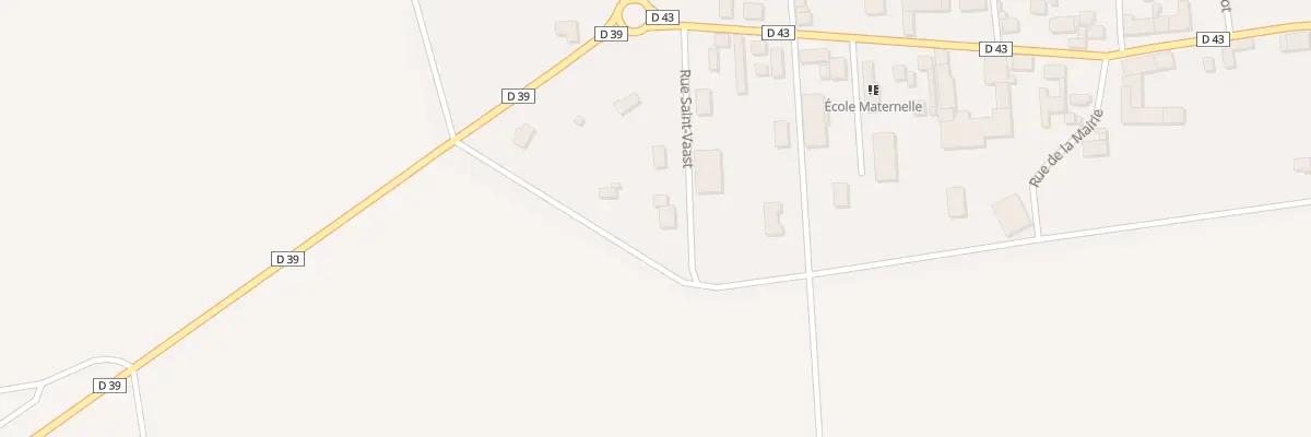 Plan du 12 Rue Saint Vaast à Bannes