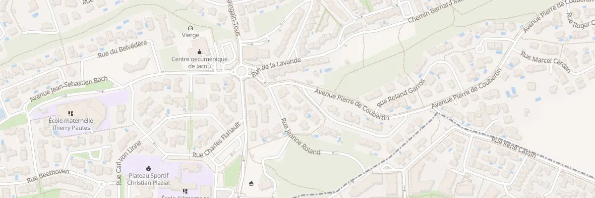 Plan du 2 Rue Louise Michel à Jacou