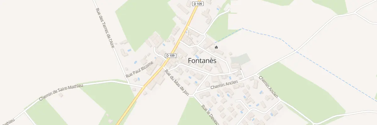 Plan du 11 Rue de l’Eglise à Fontanès