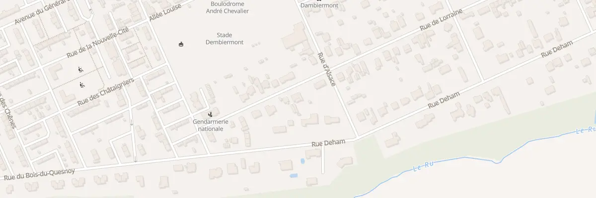 Plan du 61 Rue de Lorraine à Hautmont