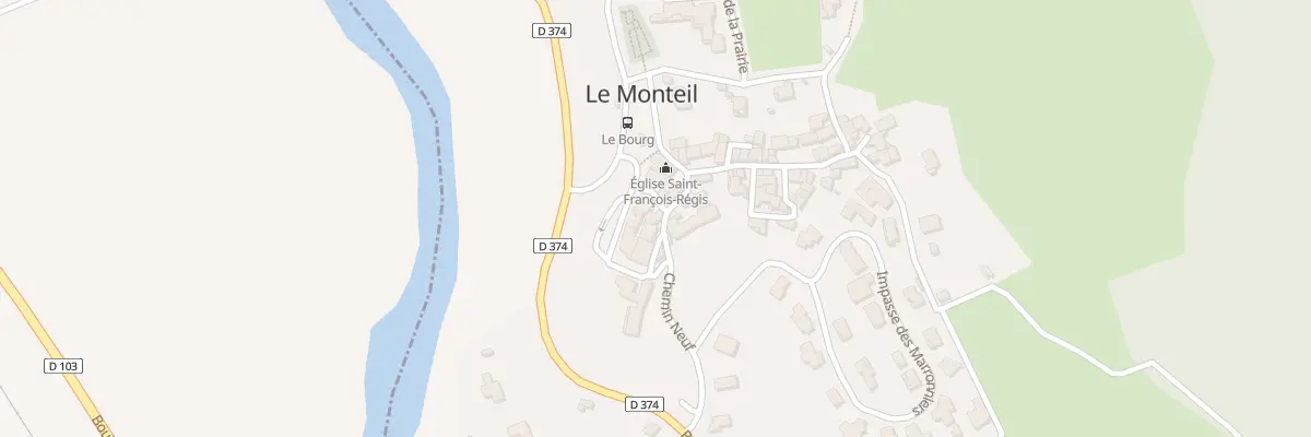 Plan du 5 Rue du Chemin Neuf au Monteil