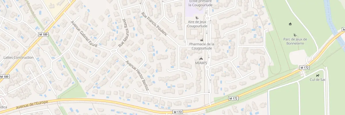 Plan du 4 Tra de l’Artimon à Lattes