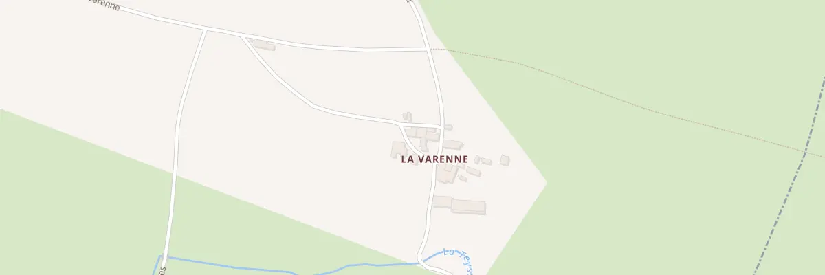 Plan du 1211 Rte de la Varenne à Changy