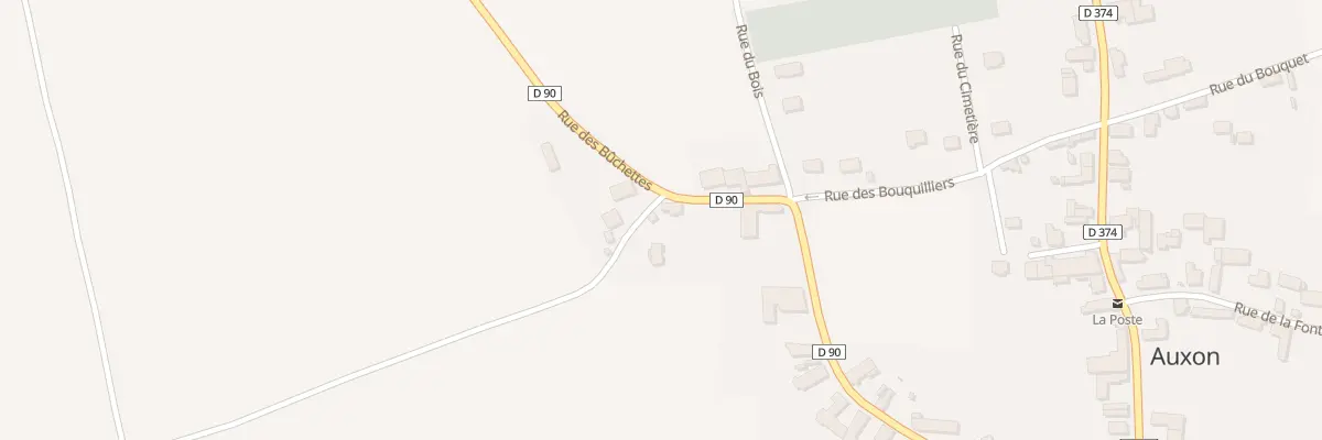 Plan du 447 Rue des Buchettes à Auxon