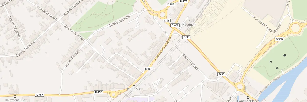 Plan du 10 Rue de Boussières à Hautmont