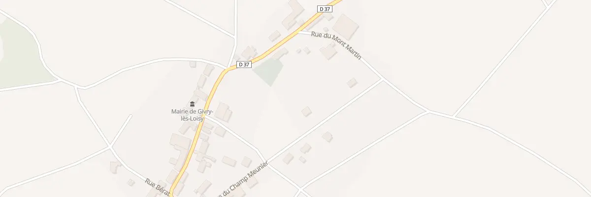 Plan du 25 Rue du Champ Meunier à Givry-lès-Loisy