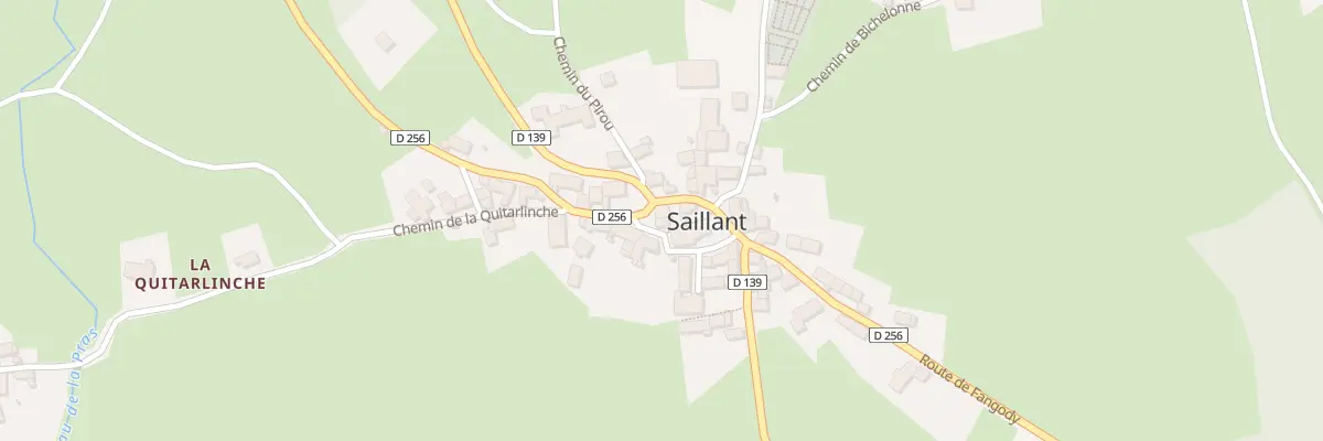 Plan du 5240 Le Bourg à Saillant