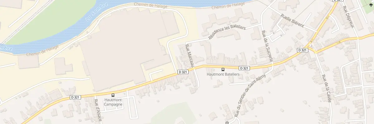Plan du 3 Rue Marceau à Hautmont