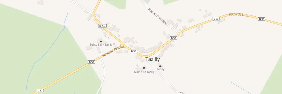 Plan du 27 Le Bourg à Tazilly
