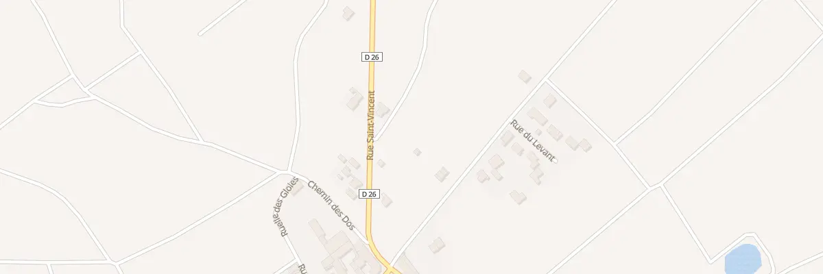 Plan du 3 Rue du Moulin Grignon à Vrigny