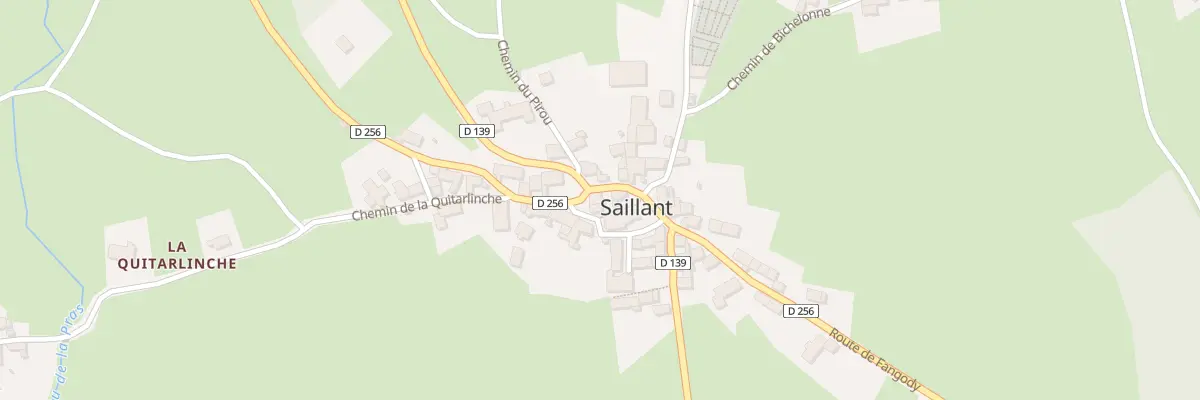 Plan du 5239 Le Bourg à Saillant