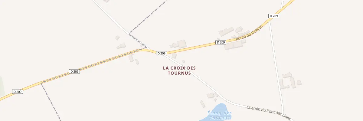 Plan du 2251 Rte du Donjon à Saint-Léger-sur-Vouzance