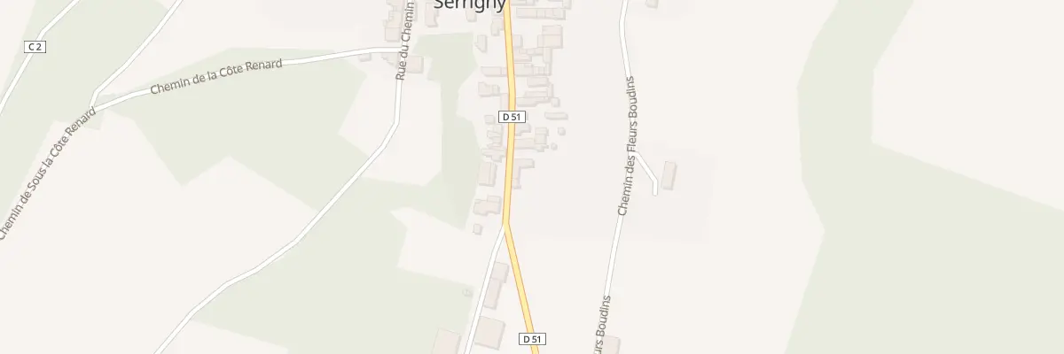 Plan du 33 Rue des Vallées à Serrigny