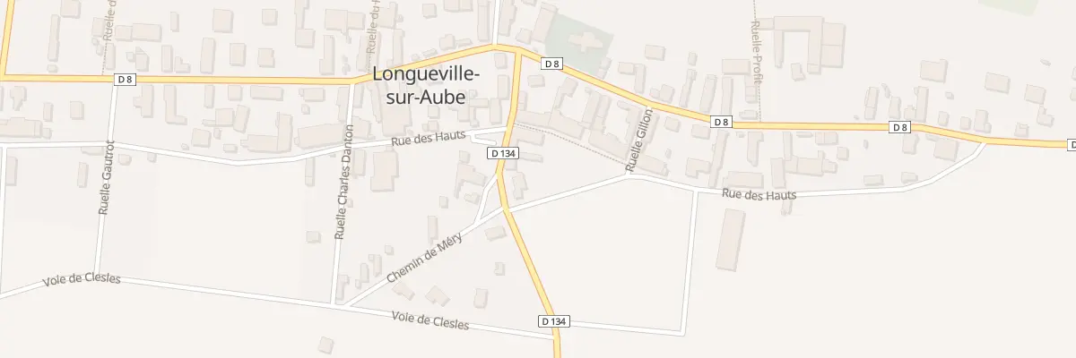 Plan du 3 Rue du Calvaire à Longueville-sur-Aube
