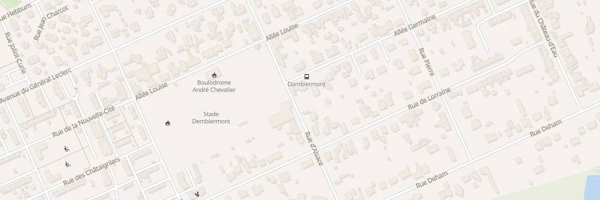 Plan du 85 All Germaine à Hautmont