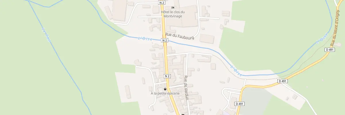 Plan du 9 Rue de Verdun à Étréaupont