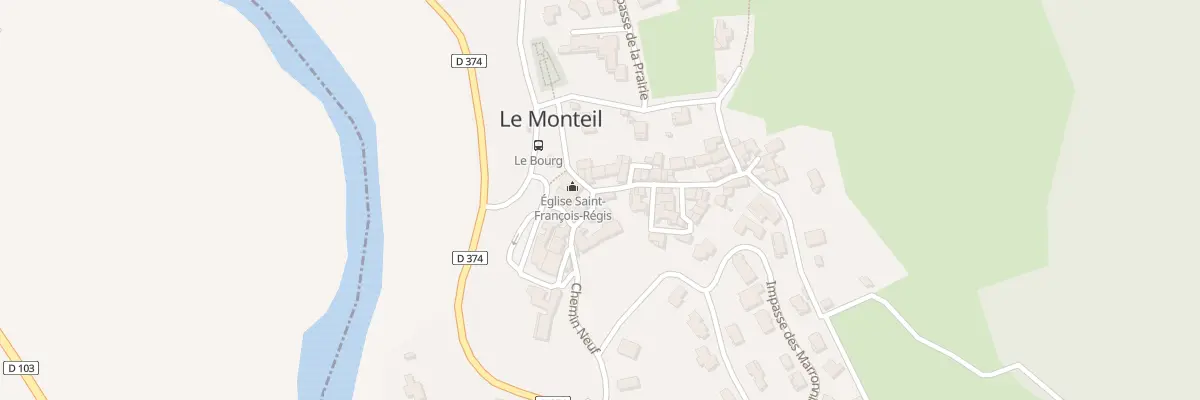 Plan du 18 Rue du Chemin Neuf au Monteil