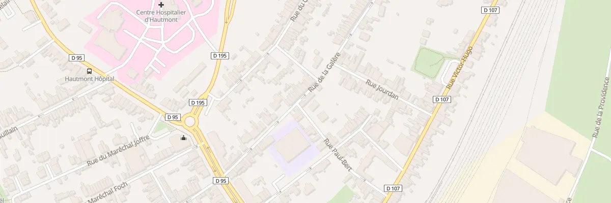 Plan du 50 Rue de la Galère à Hautmont