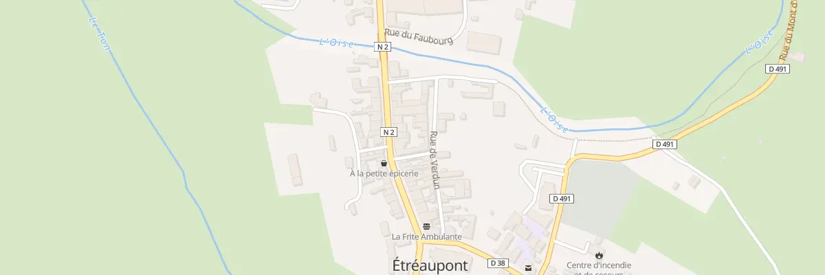 Plan du 30 Rue du Gen de Gaulle à Étréaupont