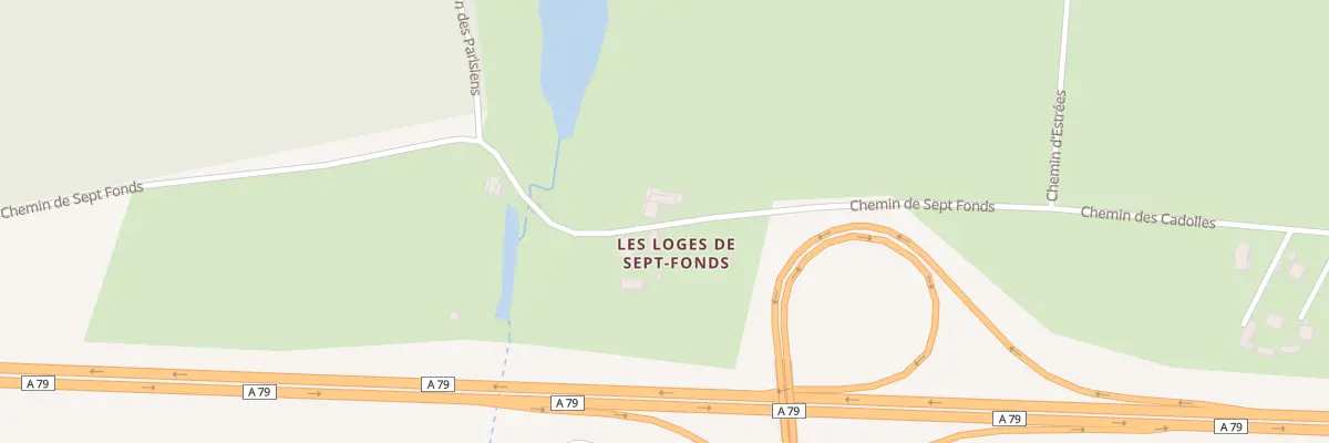 Plan du 8 Che des Cadolles à Molinet
