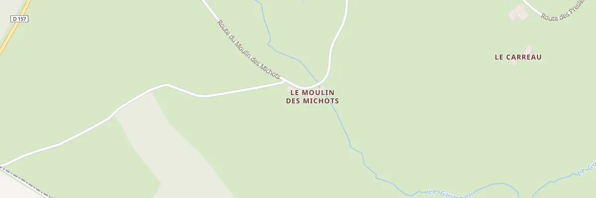 Plan du 431 Rte du Moulin des Michots à Saint-Léger-de-Fougeret