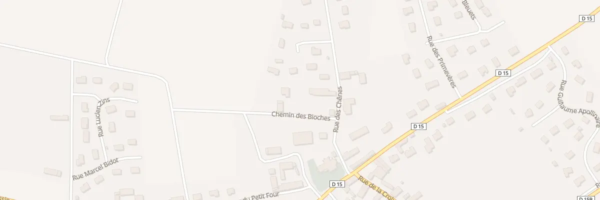 Plan du 2B Che des Bioches à Macey