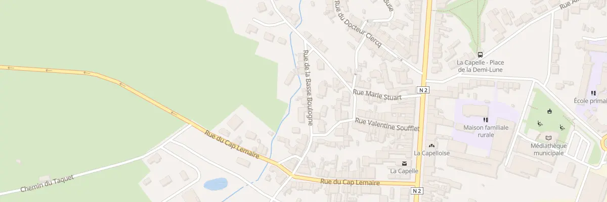 Plan du 12 Rue de la Basse Boulogne à La Capelle