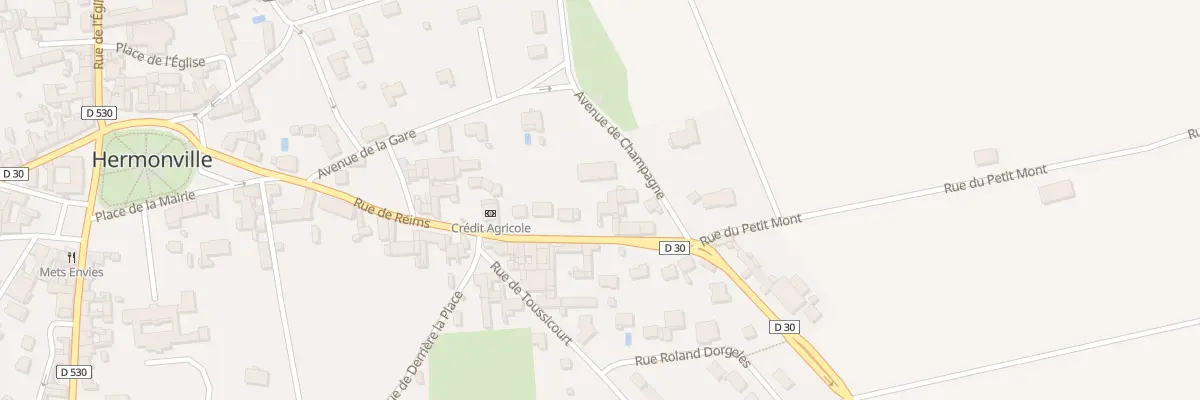 Plan du 15 Rue de Reims à Hermonville