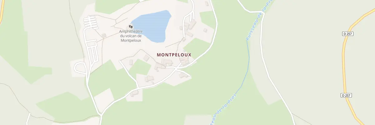 Plan du 5010 Montpeloux à Saillant
