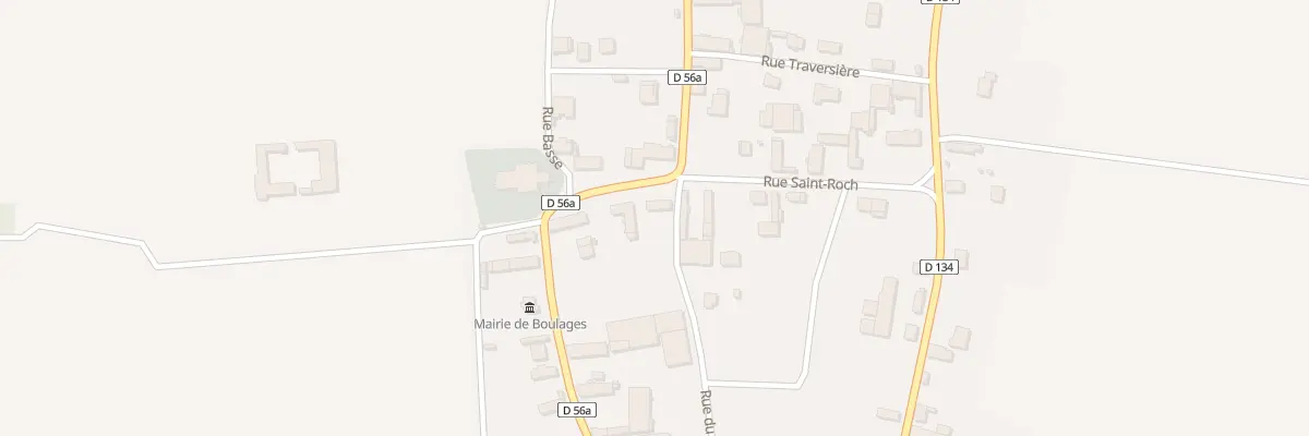 Plan du 6 Rue Saint Roch à Boulages