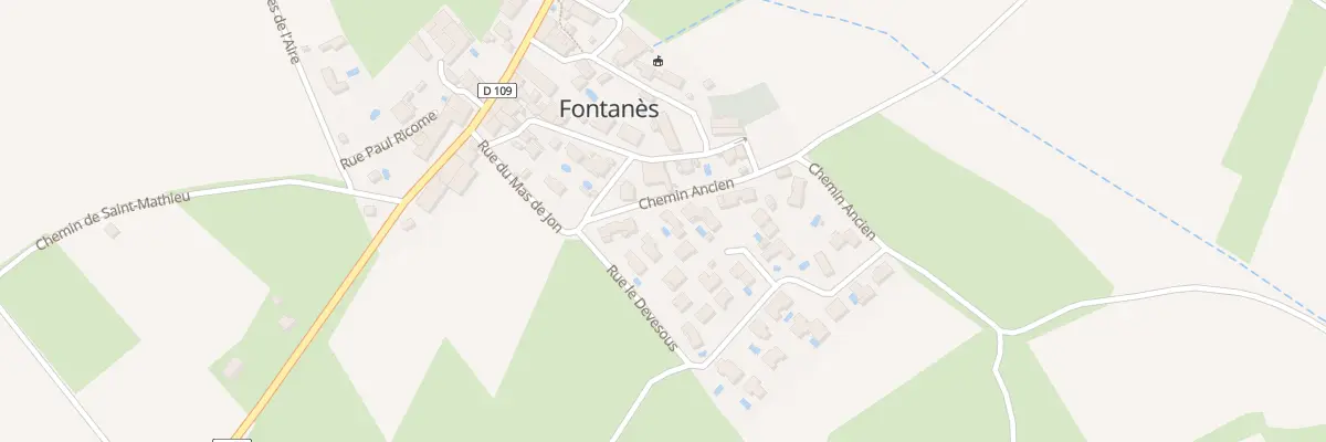 Plan du 9 Imp le Devesous à Fontanès