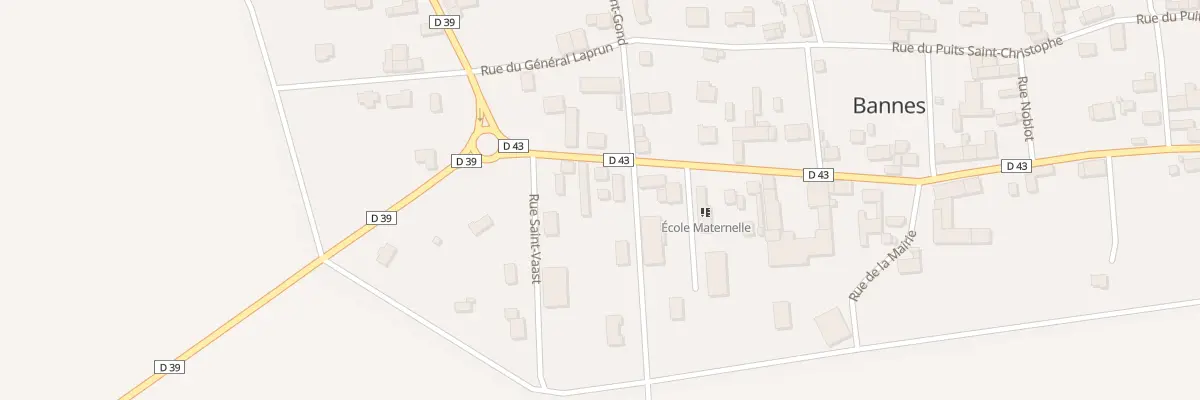 Plan du 8 Rue des Courtieux à Bannes