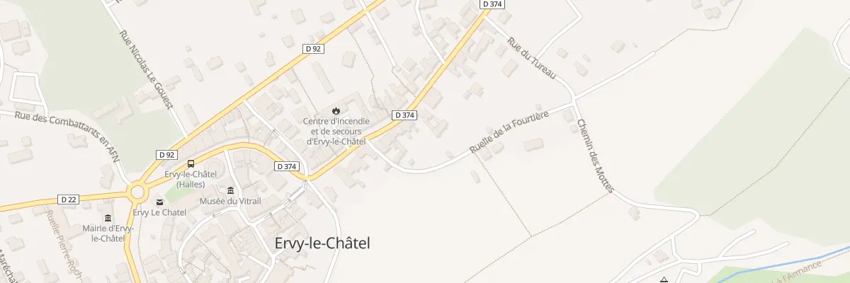Plan du 20 Rue Louis Pasteur à Ervy-le-Châtel