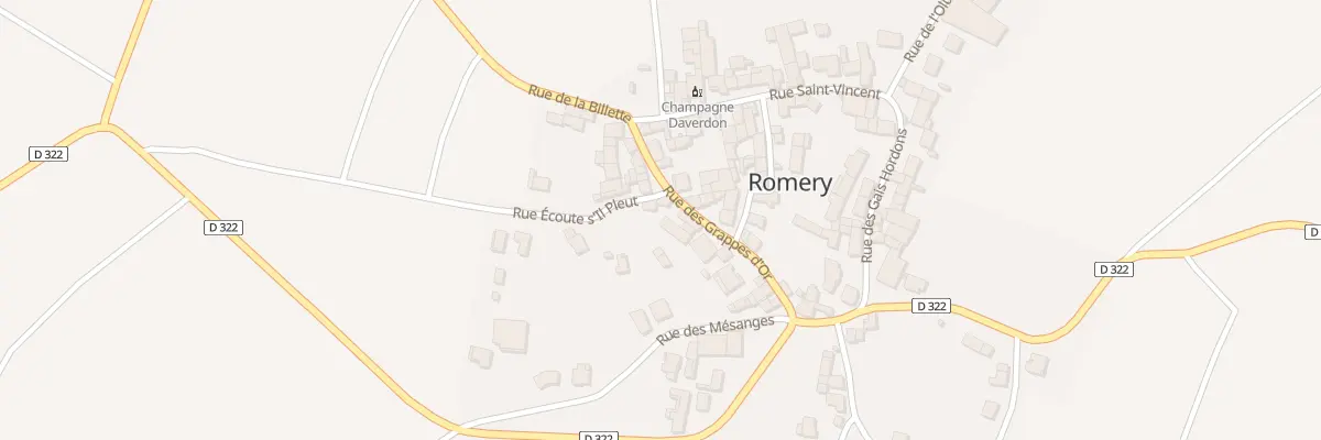Plan du 9002 Rue Ecoute S Il Pleut à Romery