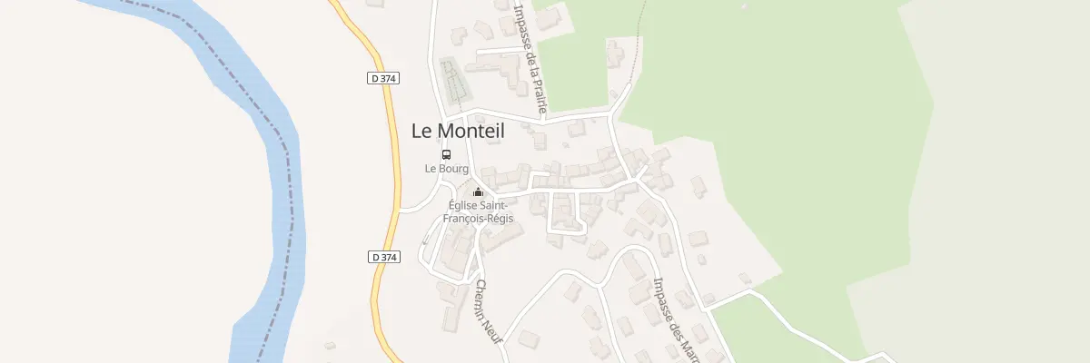 Plan du 9 Rue Traversière au Monteil