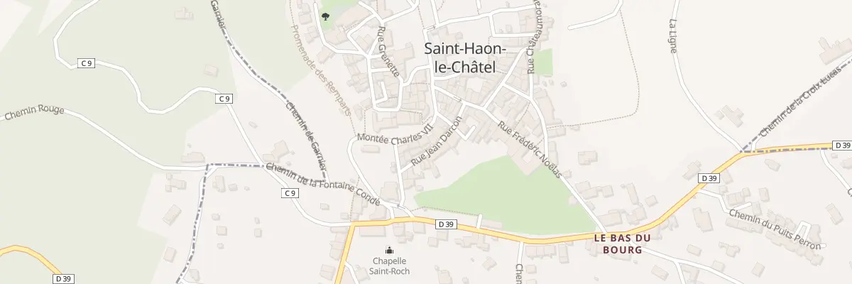 Plan du 55 Mte Charles VII à Saint-Haon-le-Châtel