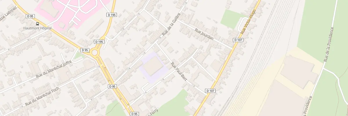 Plan du 31 Rue des Ecoles à Hautmont