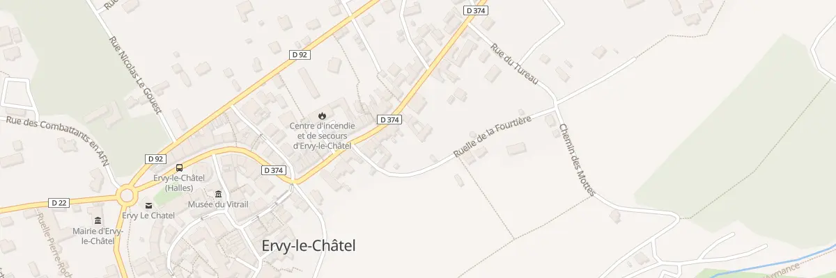 Plan du 22 Rue Louis Pasteur à Ervy-le-Châtel