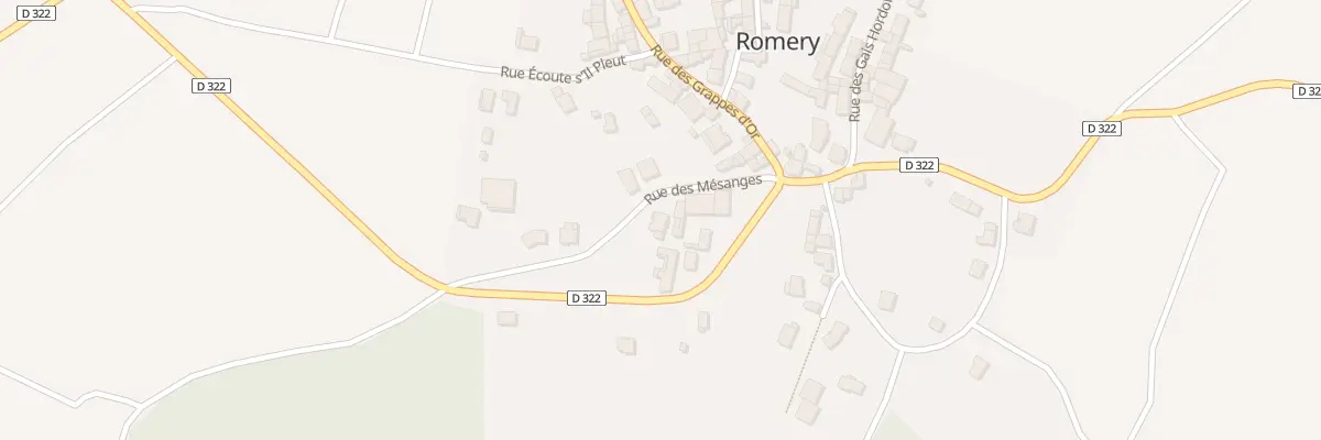 Plan du 3 Rue des Mésanges à Romery