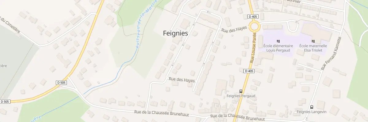 Plan du 17 Rue des Hayes à Feignies