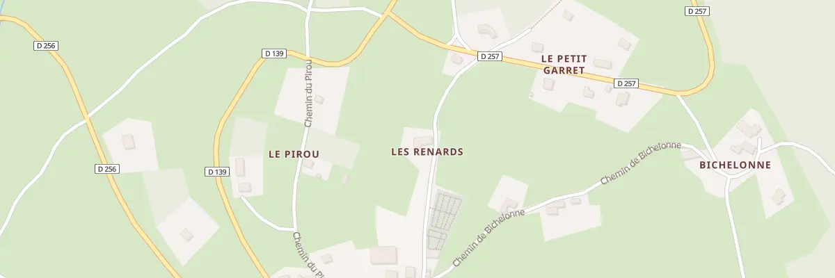 Plan du 5231 Les Renards à Saillant