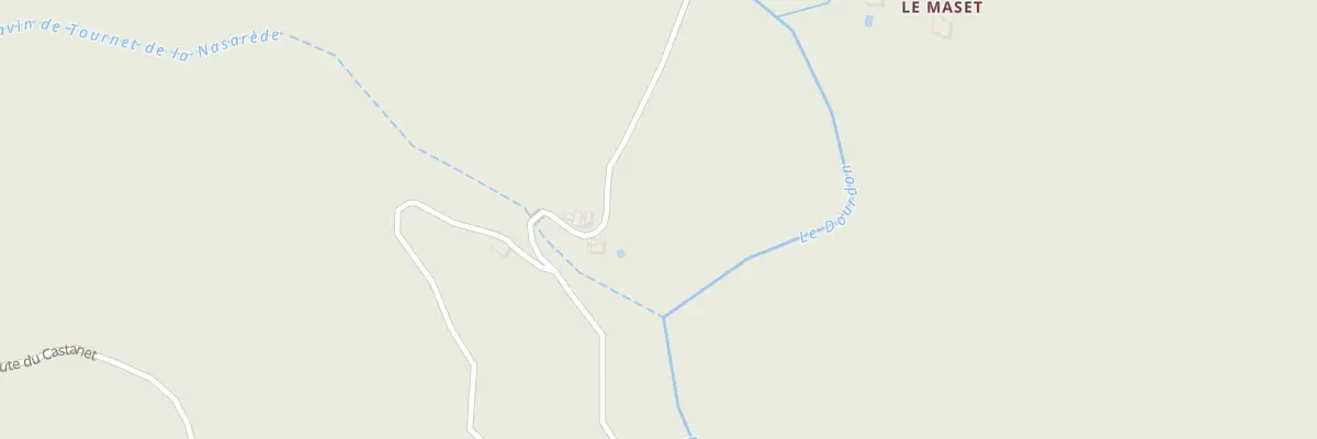 Plan du 5629 La Borie Haute au Collet-de-Dèze
