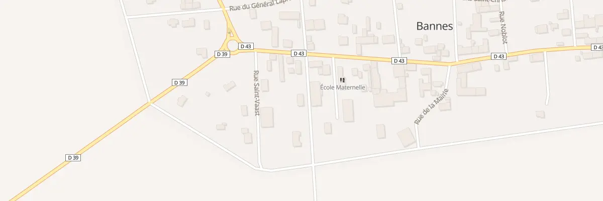 Plan du 4 Rue des Resistants et Deportes à Bannes