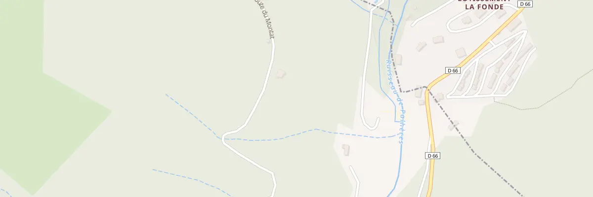 Plan du 5037B Les Sagnes à Pourcharesses