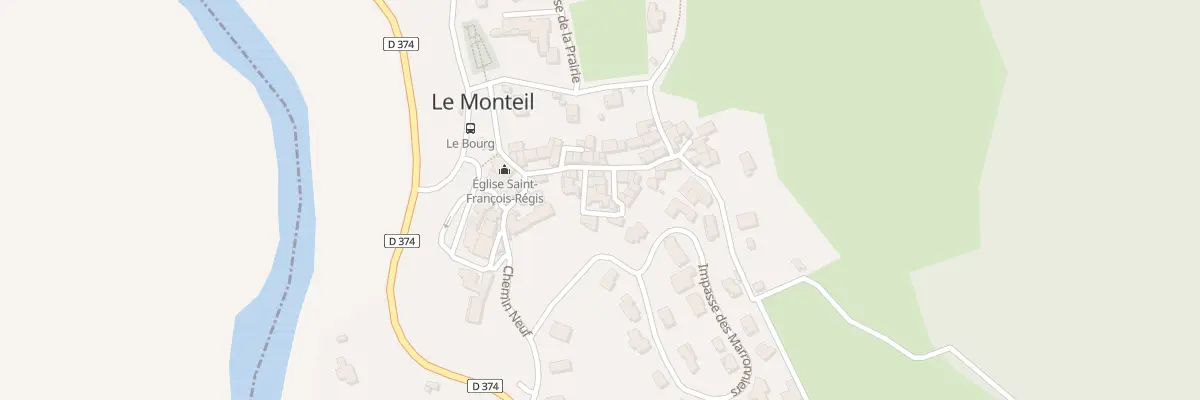 Plan du 5 Rue du Riou au Monteil